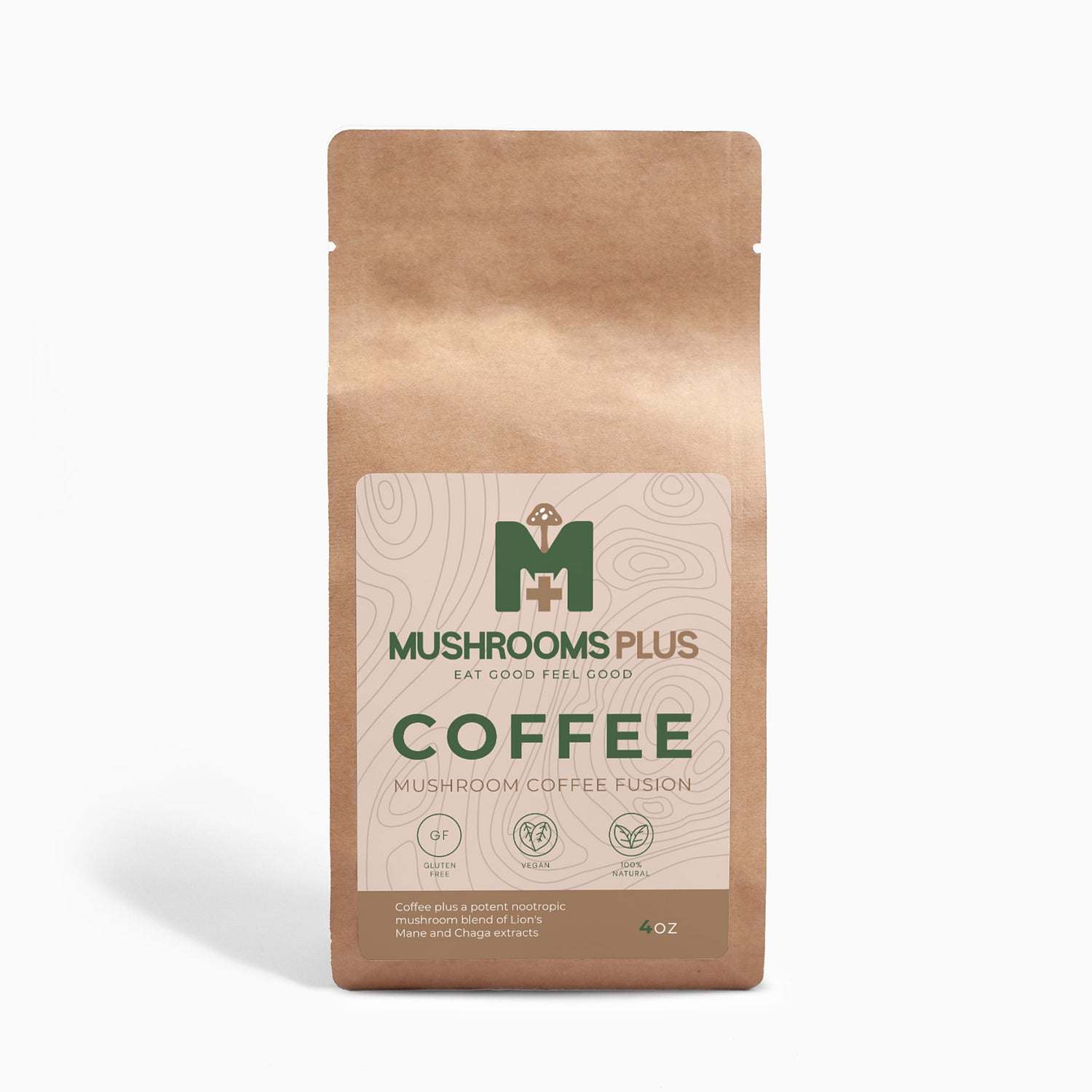 Mushroom Coffee Fusion - Lion’s Mane & Chaga 4oz