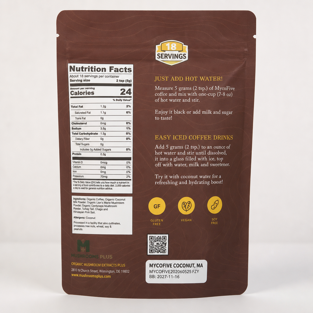 MycoFive Coconut Maple Latte